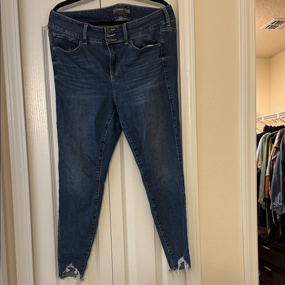 Torrid super soft Darker Blue Women's Stretch Denim Jeans